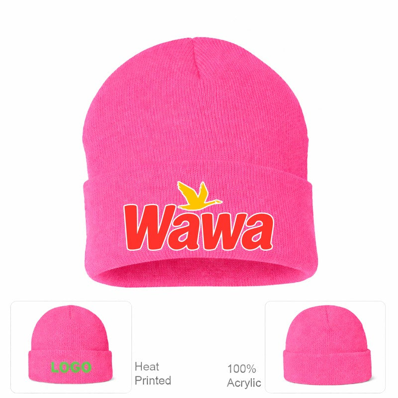 Wawa Gas Station Pink Beanie Hat