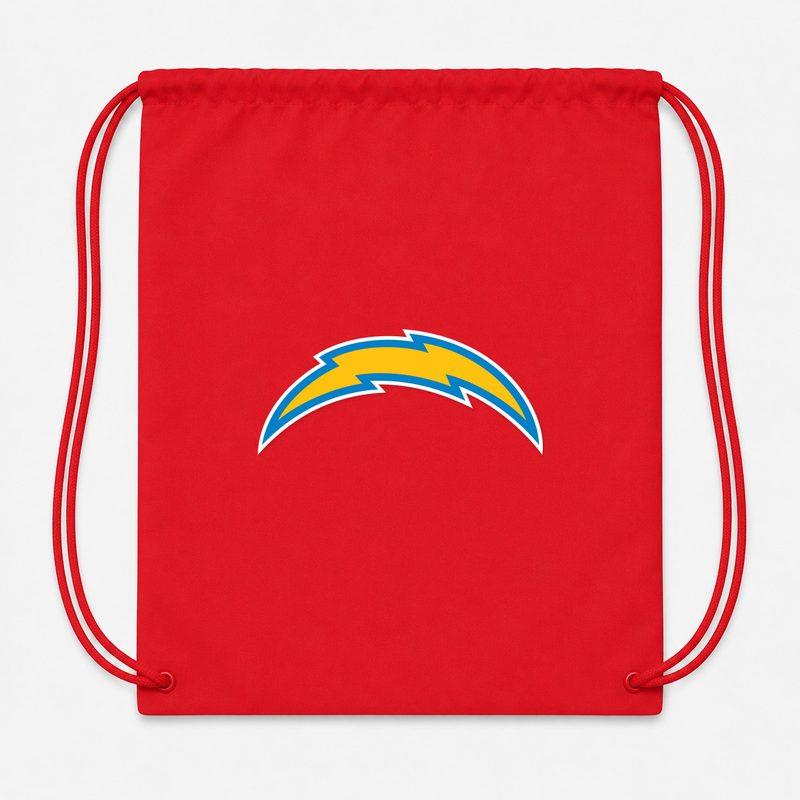 Los Angeles Chargers Drawstring Bag - Red