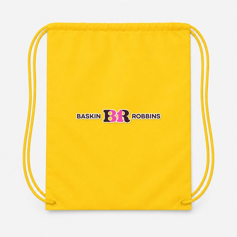 Baskin Rоbbins Drawstring Bag - Yellow