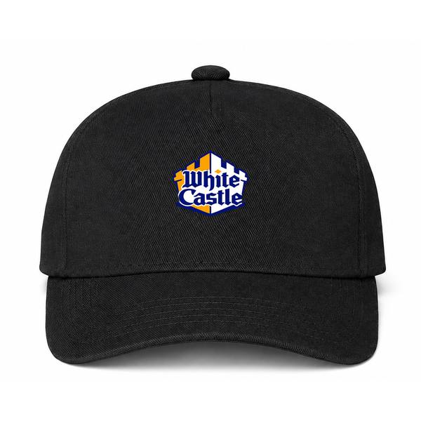 White Castle Logo Black Dad Baseball Cap Hat