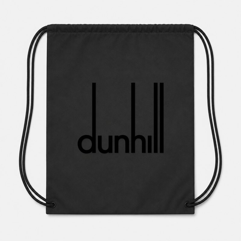 Dunhill Black Drawstring Bag - Black