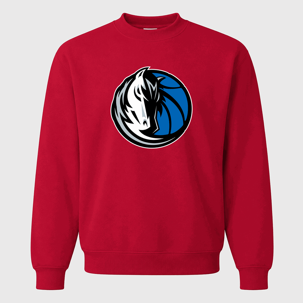 Men's Dallas Mavericks Crewneck Sweatshirt - Red