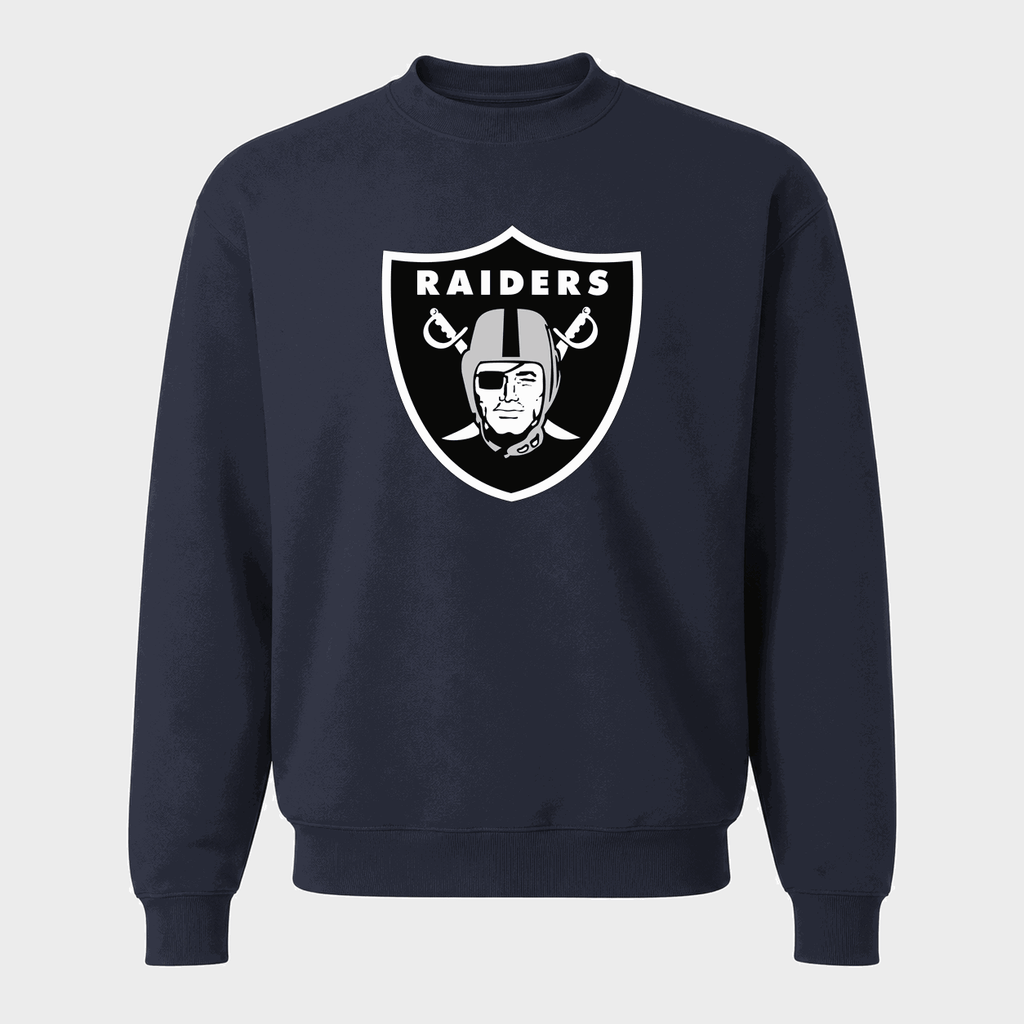 Men's Las Vegas Raiders Crewneck Sweatshirt - Navy