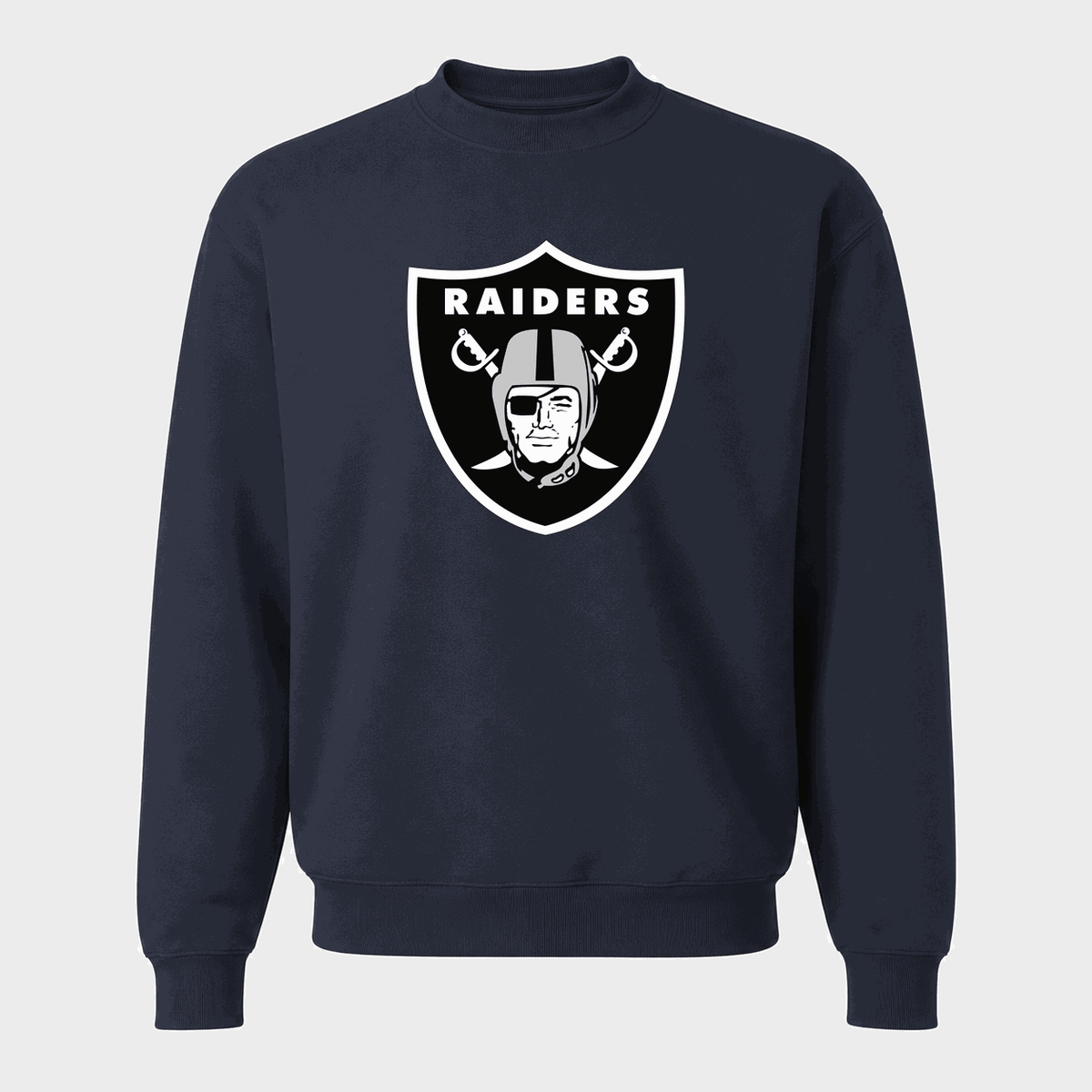 Men's Las Vegas Raiders Crewneck Sweatshirt - Navy