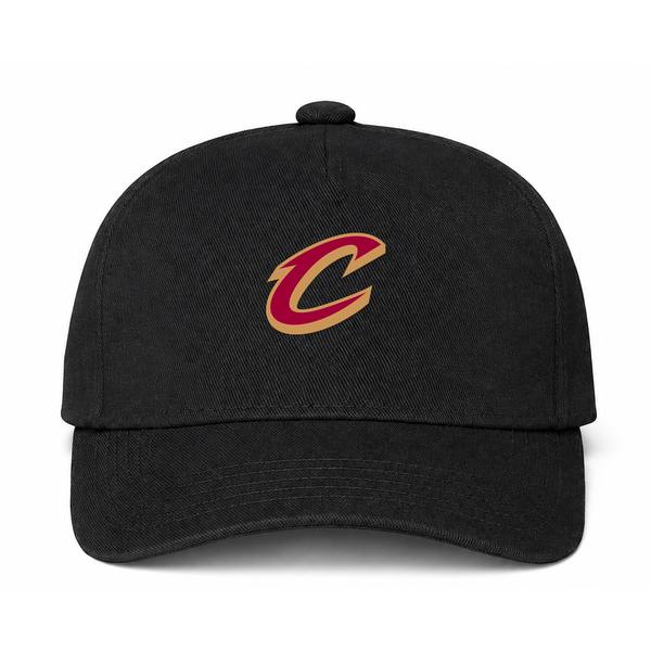 Cleveland Cavaliers NBA Logo Black Dad Baseball Cap Hat