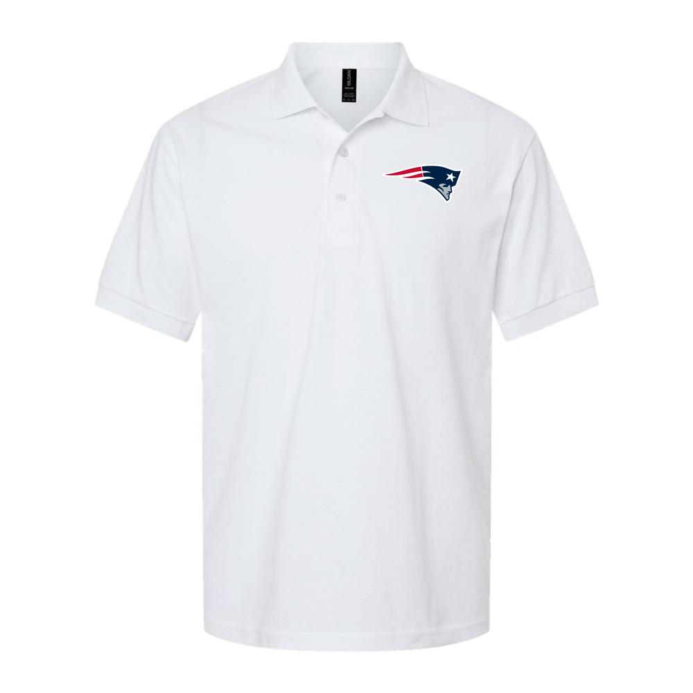 Men's New England Patriots Dry Blend Polo - White