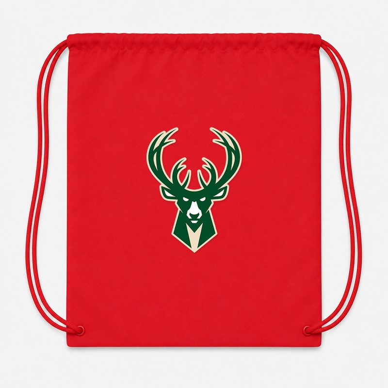 Milwaukee Bucks Drawstring Bag - Red