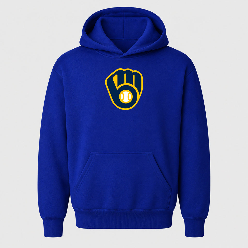 Youth Milwaukee Brewers Pullover Hoodie - Royal Blue