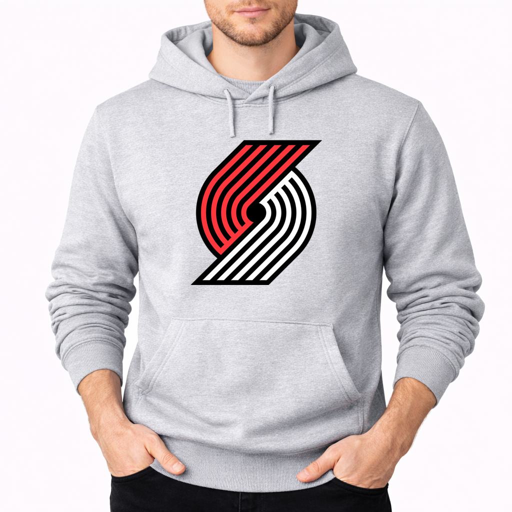 Men's Portland Trail Blazers Pullover Hoodie - Gray