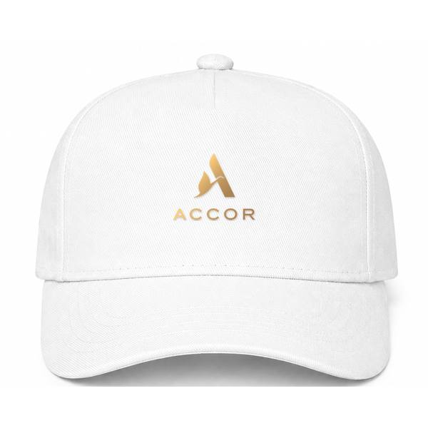 Accor Logo White Dad Baseball Cap Hat