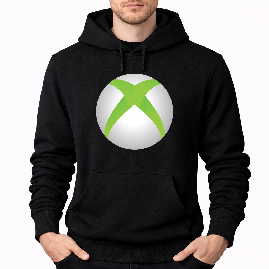 Men's Xbox Gaming Pullover Hoodie - Black