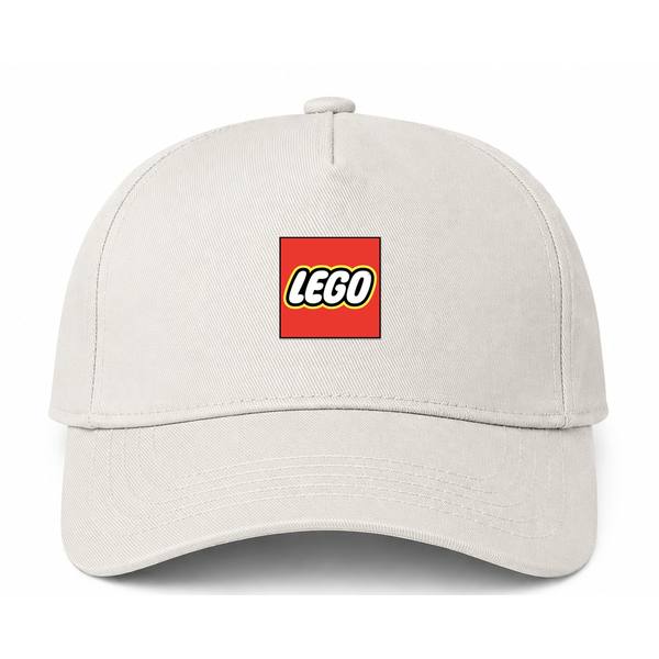 LEGO Logo Beige Dad Baseball Cap Hat
