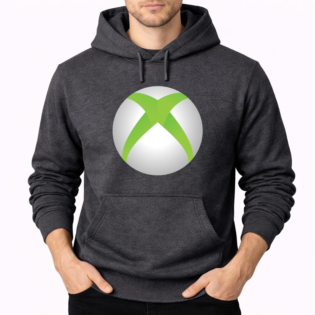 Men's Xbox Gaming Pullover Hoodie - Charcoal