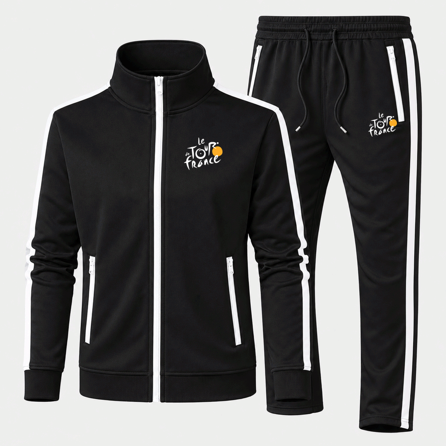 Tour de France White tracksuit in Black