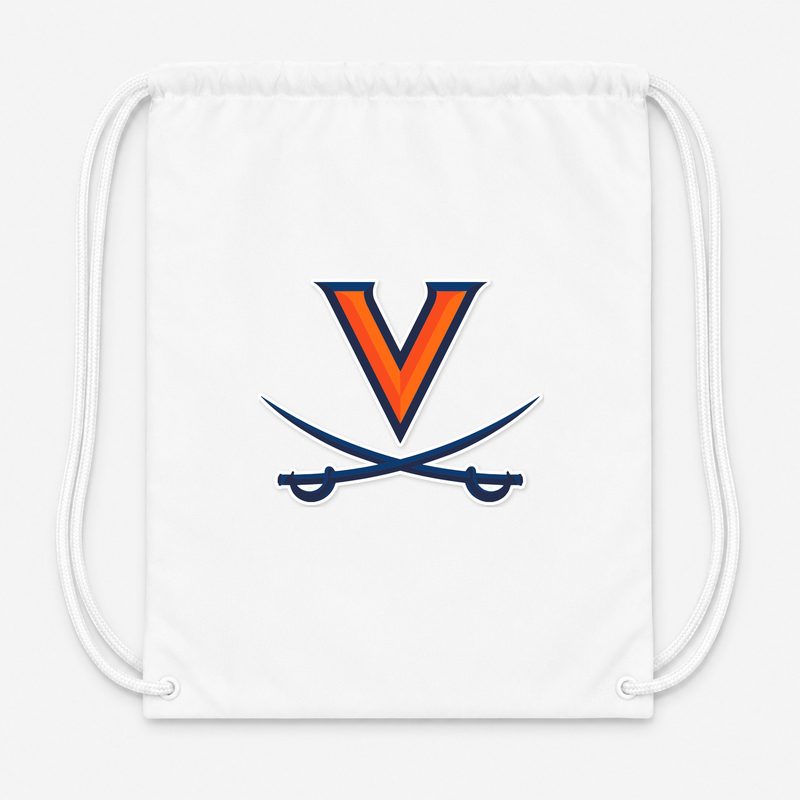 Virginia Cavaliers Drawstring Bag - White