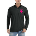 T Mobile Logo PNG quarter-zip athletic shirt in Black