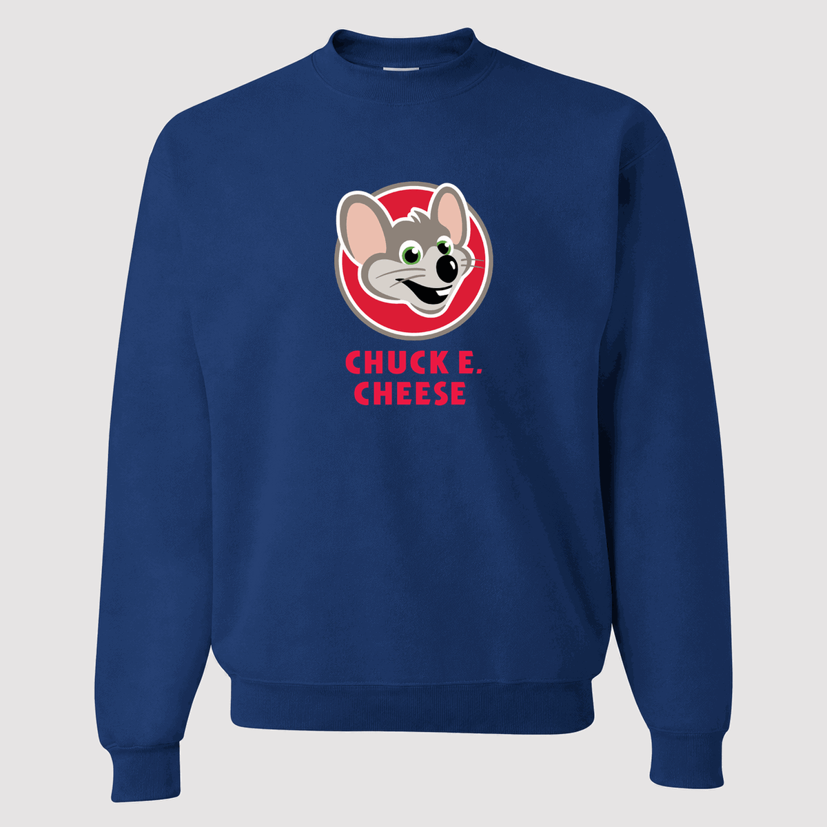 Men's Chuck E. Cheese Crewneck Sweatshirt - Blue