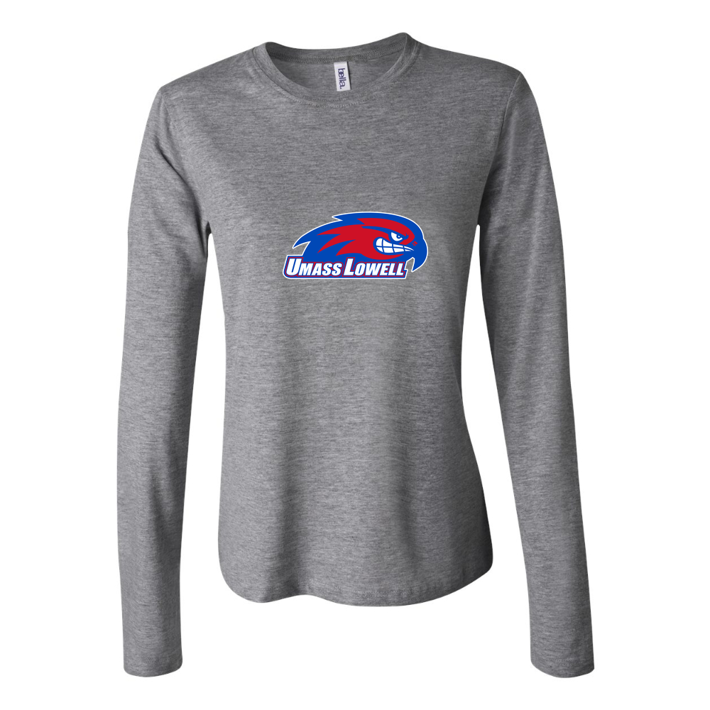 Women's UMass Lowell River Hawks Long Sleeve T-Shirt - Gray