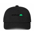 Android Logo Black Dad Baseball Cap Hat
