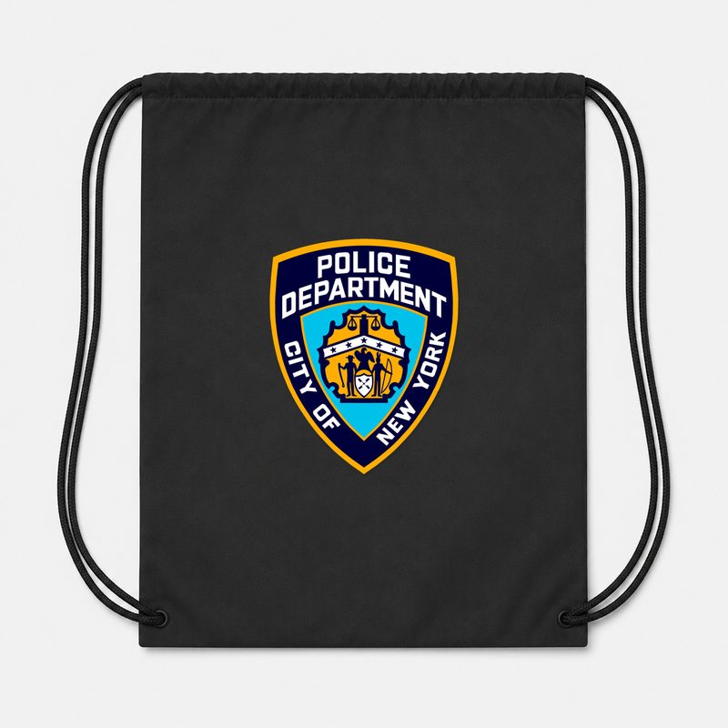 NYPD Drawstring Bag - Black
