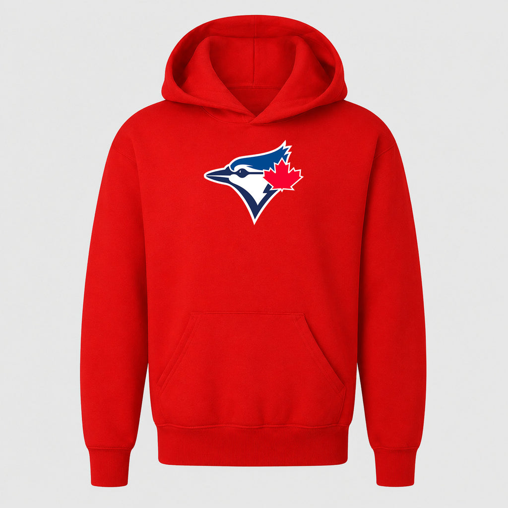 Youth Toronto Blue Jays Pullover Hoodie - Red