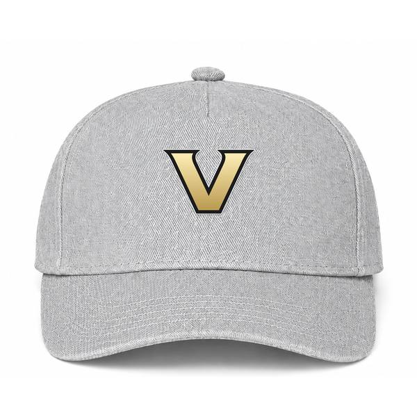 Vanderbilt Commodores Logo Gray Dad Baseball Cap Hat