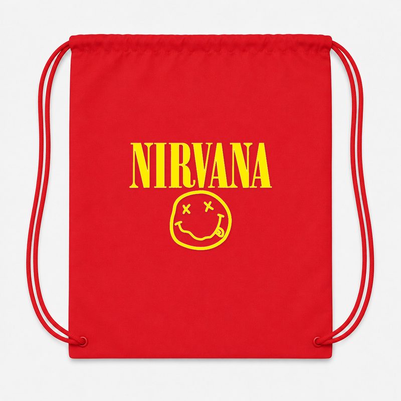 Nirvana Drawstring Bag - Red