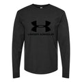 Men's Under-Armour-logo-1536x968 Long sleeves Cotton Blend T-Shirt - Black