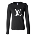 Women's Louis Vuitton white Long Sleeve T-Shirt - Black