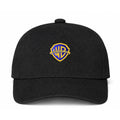Warner Bros Logo Black Dad Baseball Cap Hat