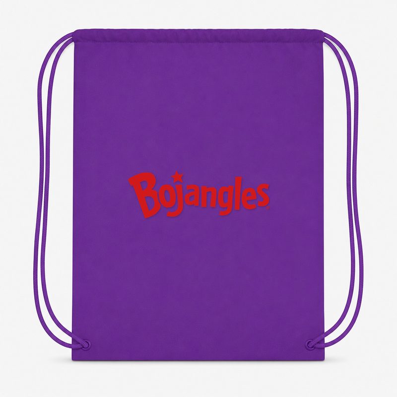 Bojangles Masterbrandmark 1c Pms 1 Drawstring Bag - Purple