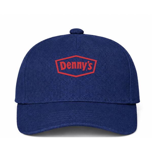 Denny's Logo Navy Dad Baseball Cap Hat
