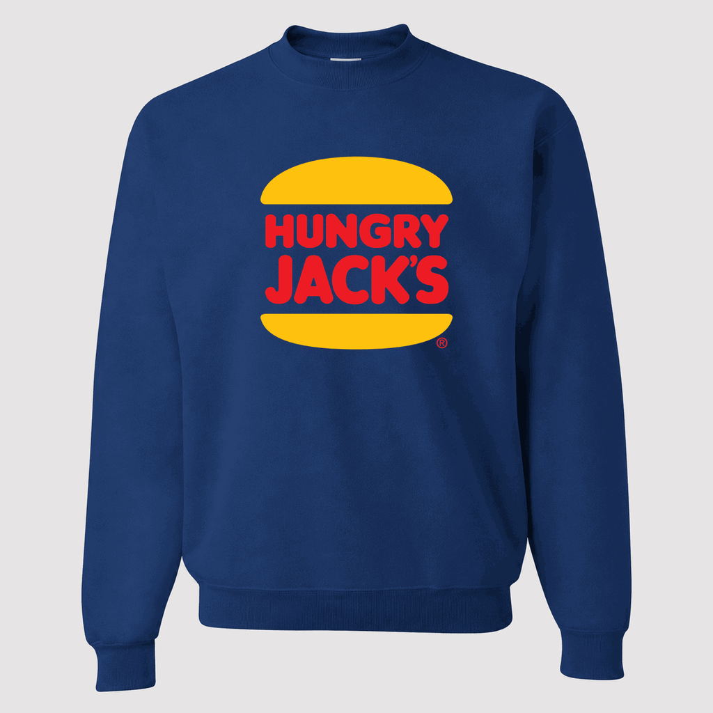 Men's Hungry Jack's Crewneck Sweatshirt - Blue