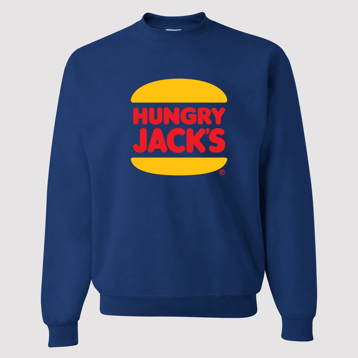 Men's Hungry Jack's Crewneck Sweatshirt - Blue