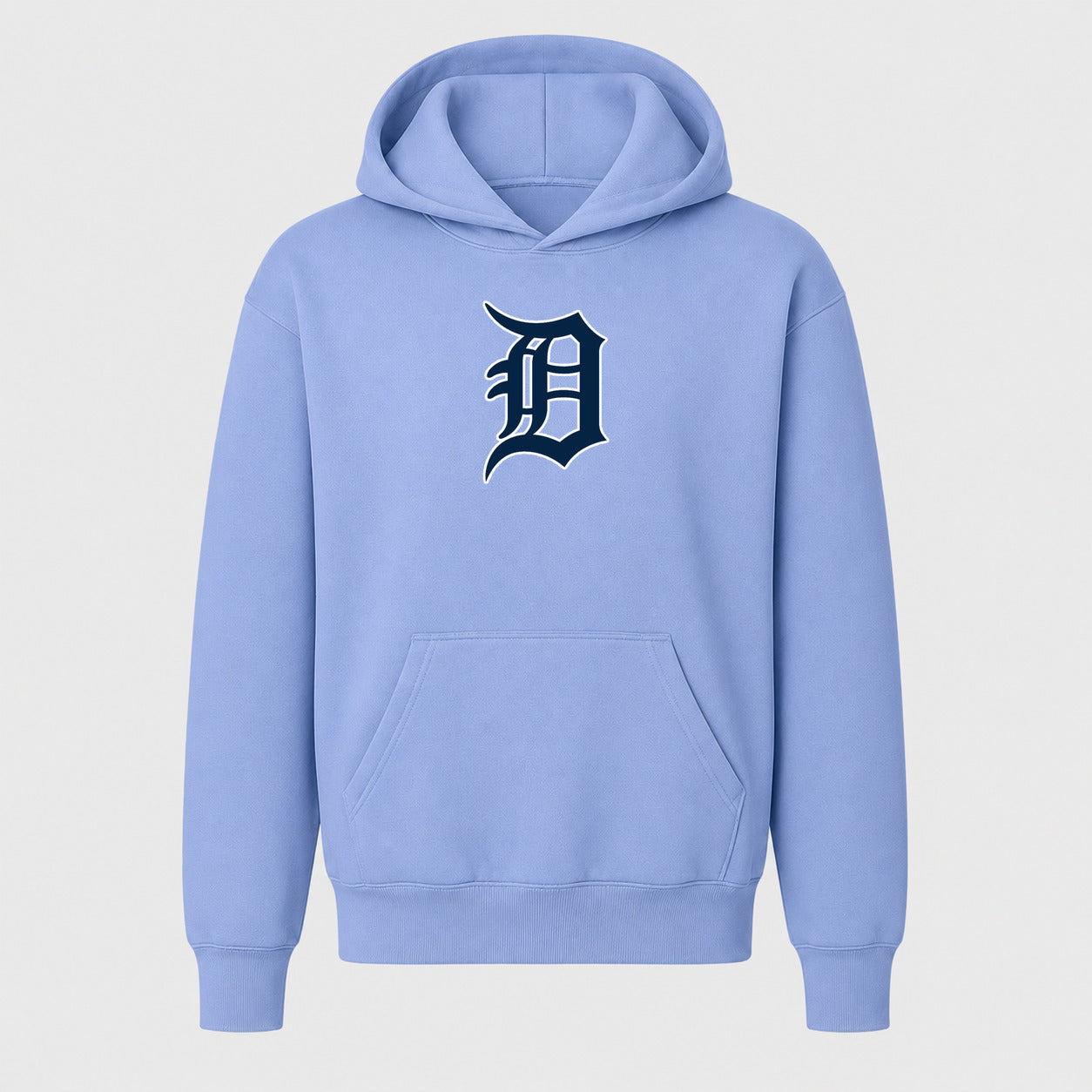 Youth Detroit Tigers Pullover Hoodie - Light Blue