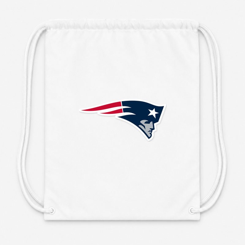New England Patriots Drawstring Bag - White