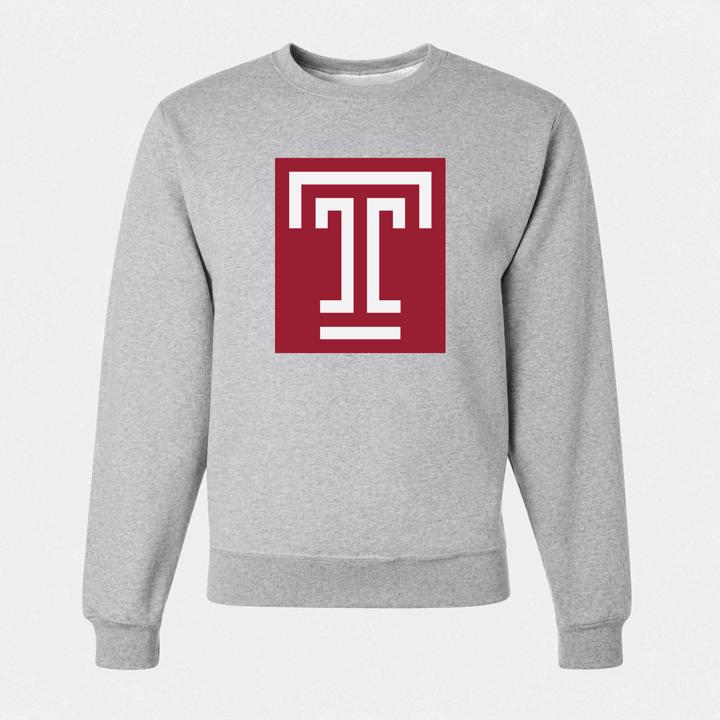 Men's Temple Owls Crewneck Sweatshirt - Gray