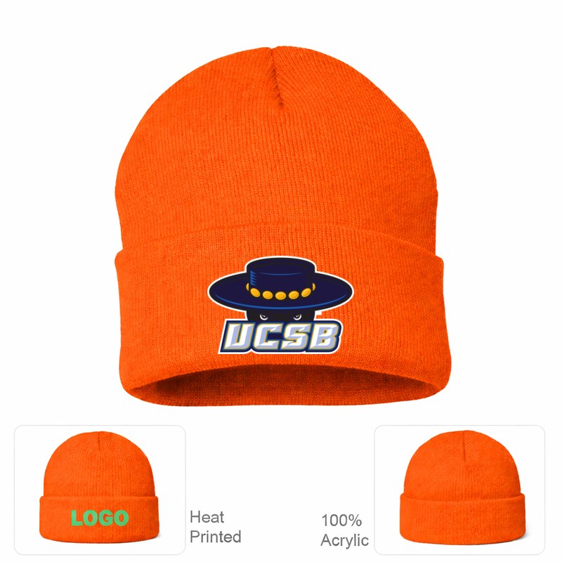 UCSB Gauchos Orange Beanie Hat