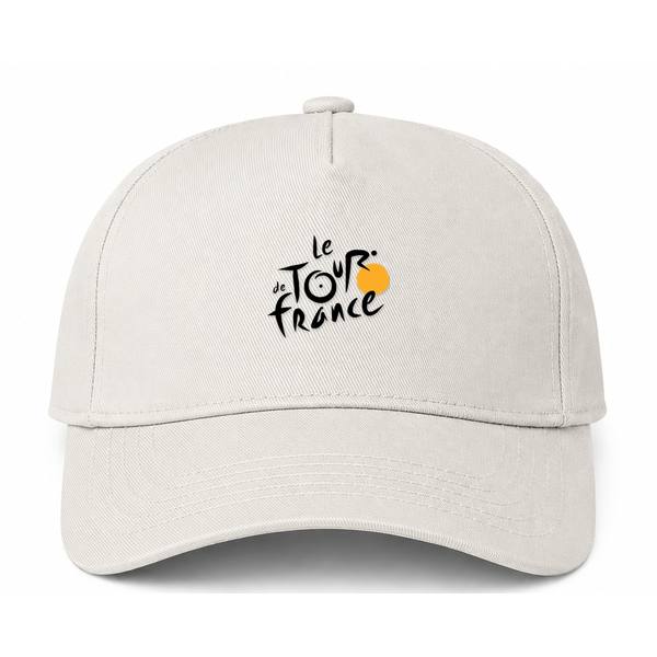 Tour de France Logo Beige Dad Baseball Cap Hat