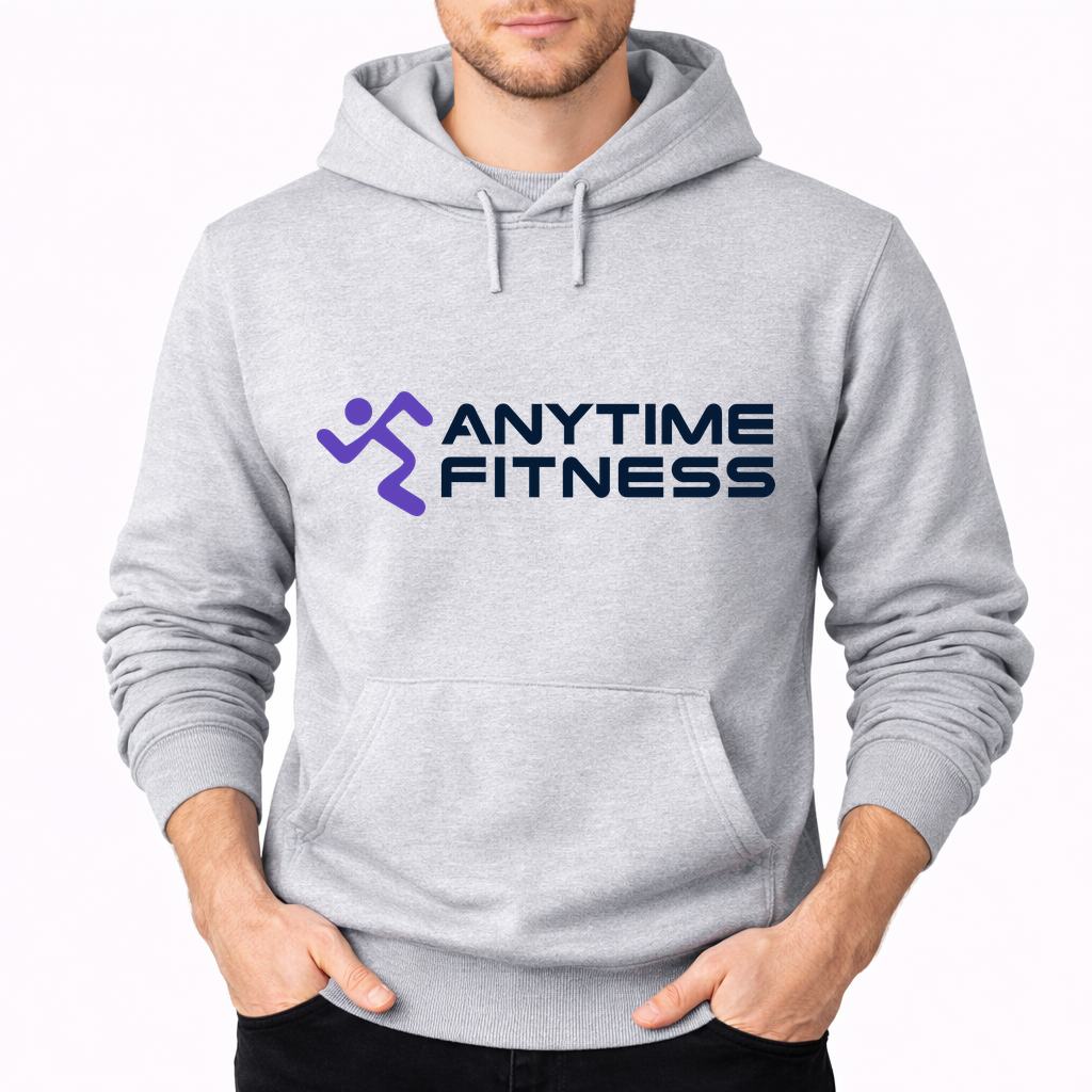 Men's Anytime Fitness Pullover Hoodie - Gray