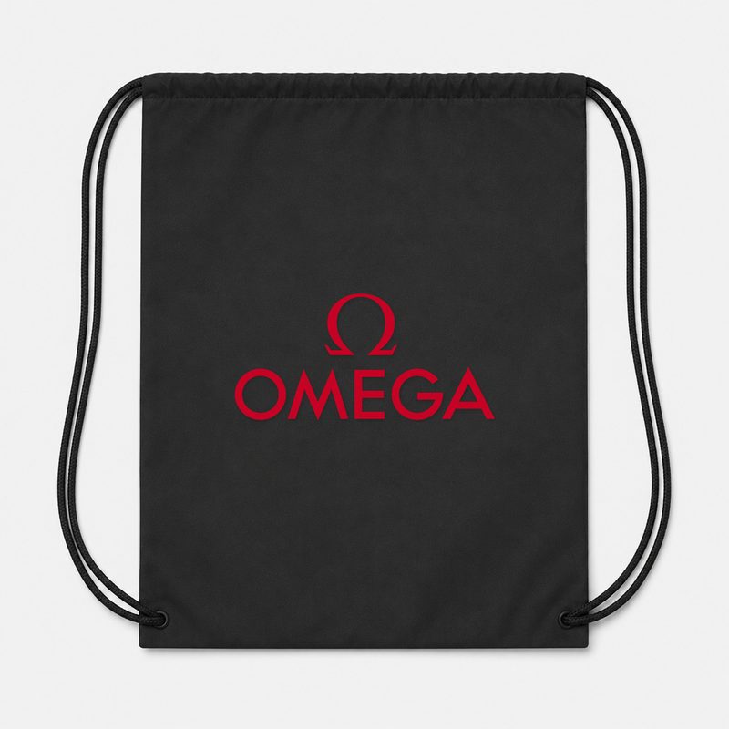 Omega Drawstring Bag - Black
