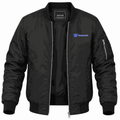Men's DeepSeek Lightweight Bomber Jacket - Black