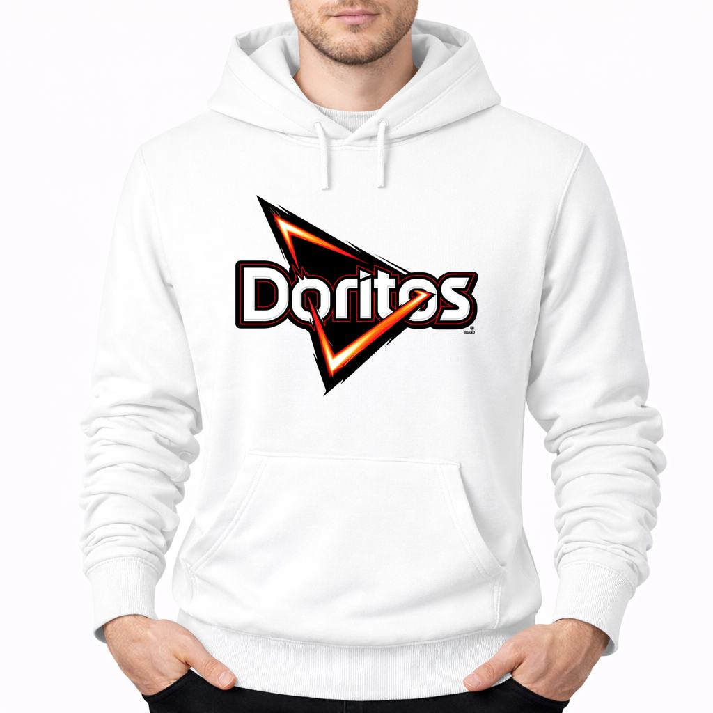 Men's Doritos Food Pullover Hoodie - White