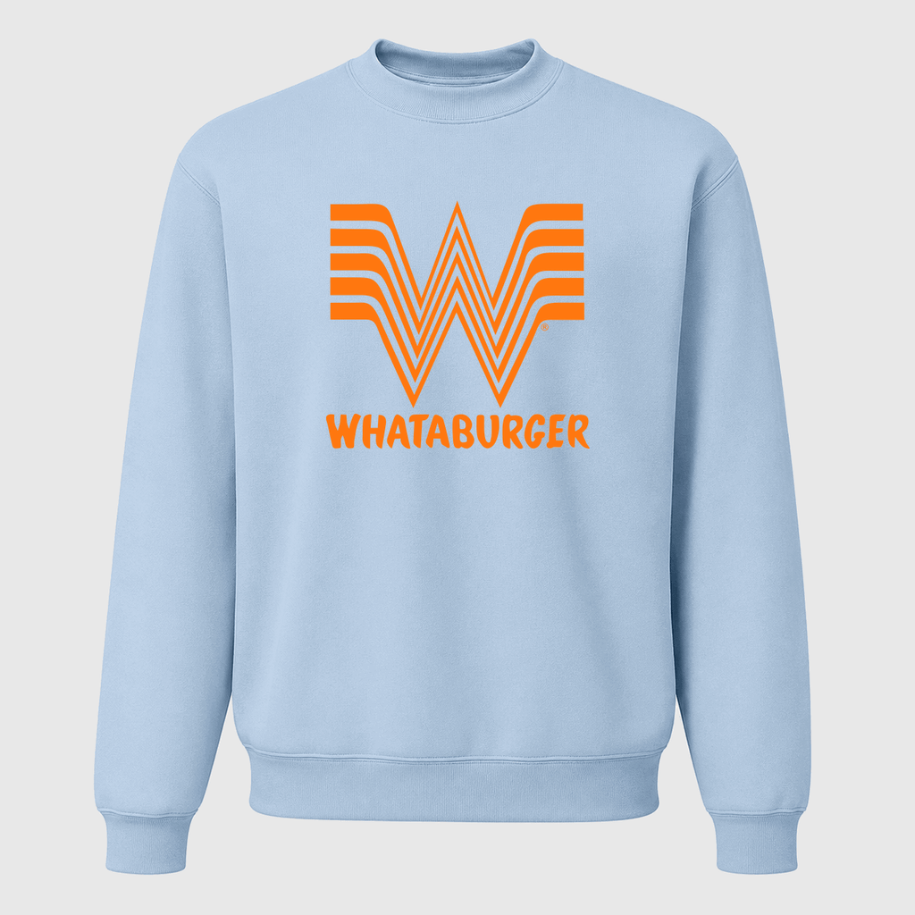 Men's Whataburger Crewneck Sweatshirt - Sky Blue