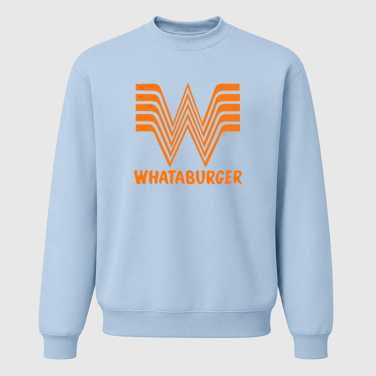Men's Whataburger Crewneck Sweatshirt - Sky Blue