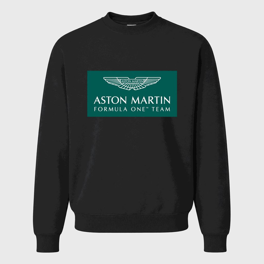 Men's Aston Martin Formula One Team Crewneck Sweatshirt - Black