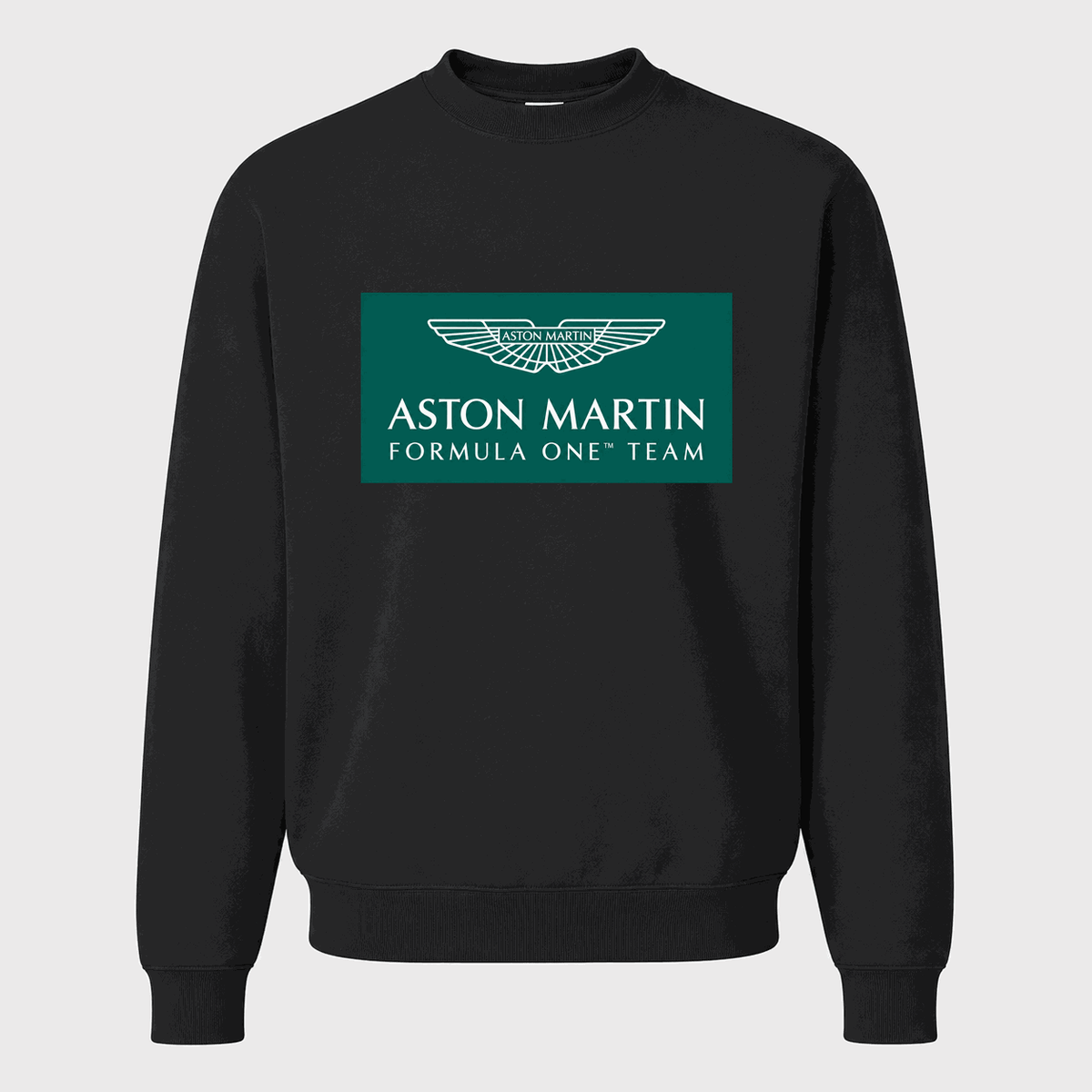 Men's Aston Martin Formula One Team Crewneck Sweatshirt - Black