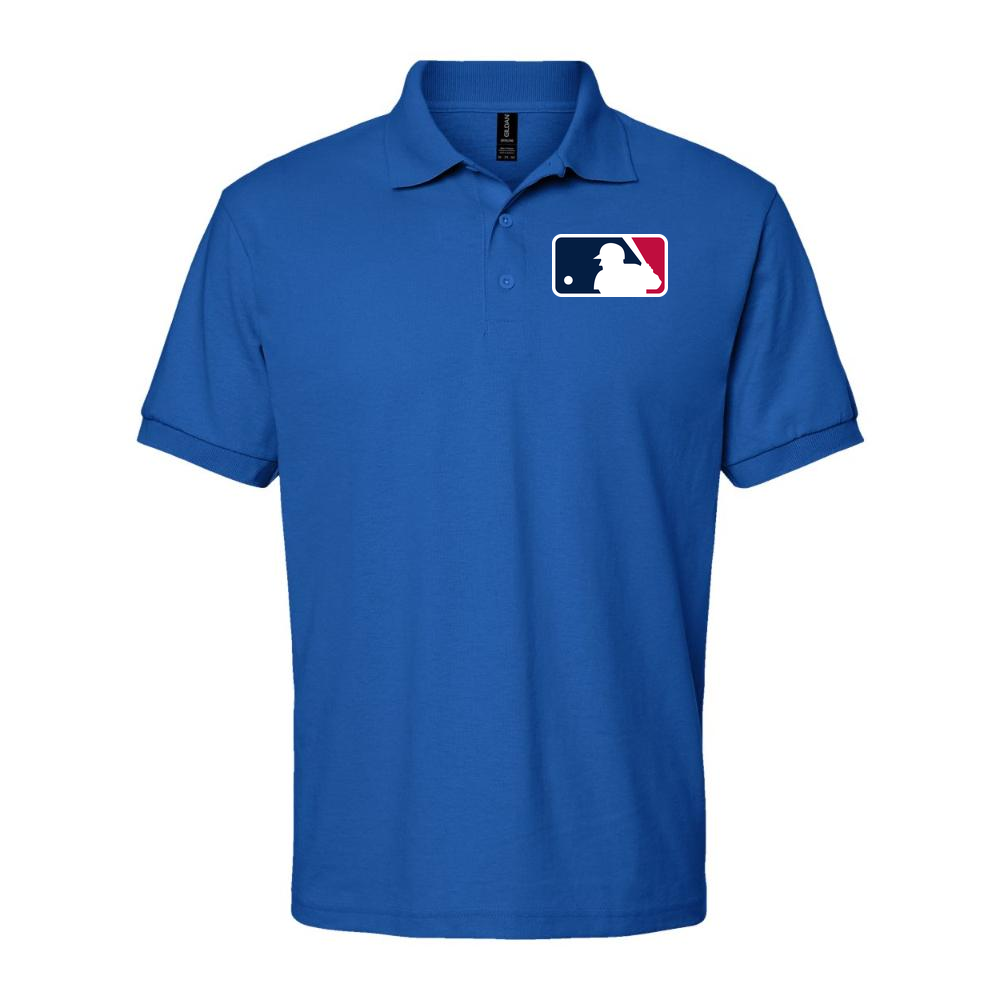 Men's Major League Baseball Dry Blend Polo - Blue