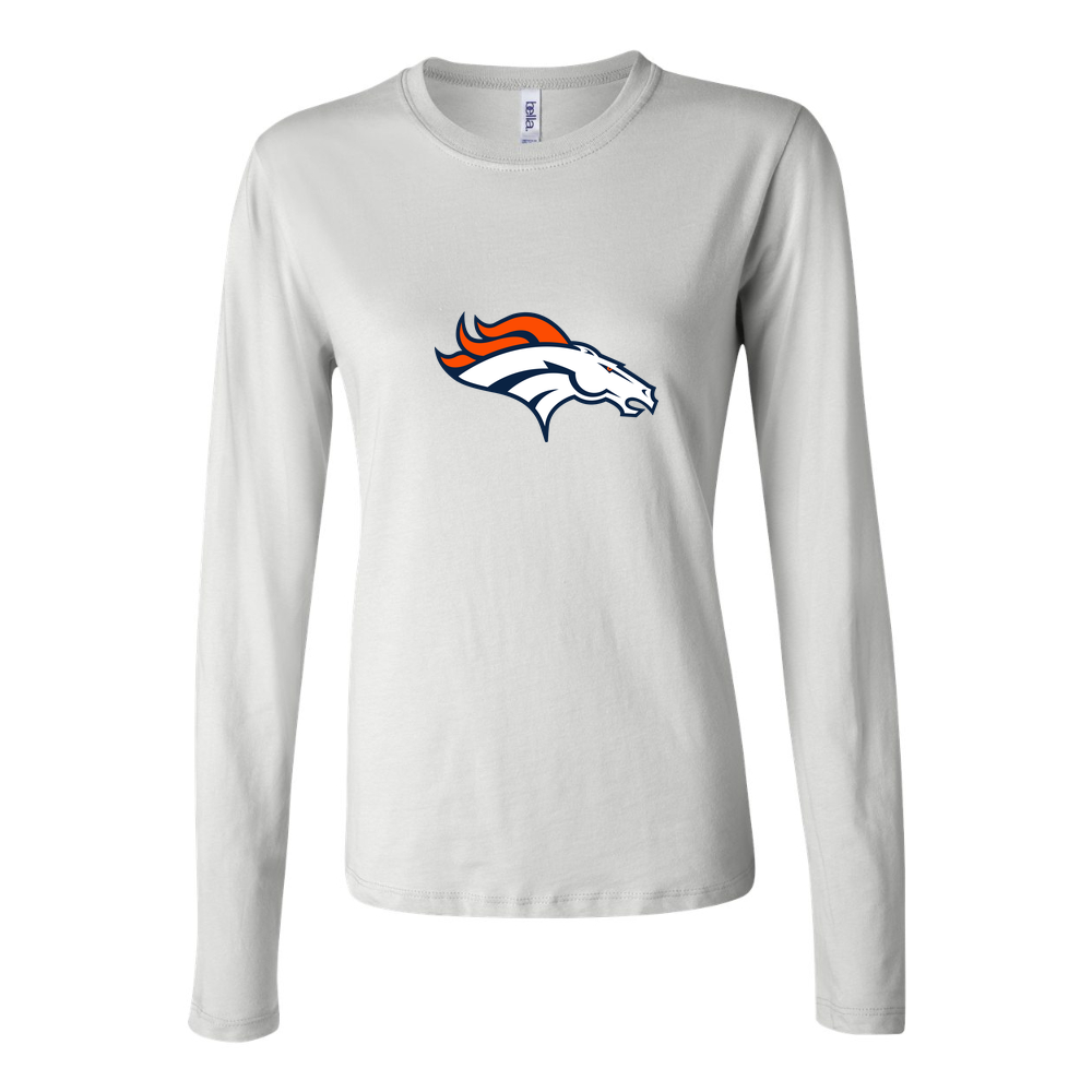 Women's Denver Broncos Long Sleeve T-Shirt - White