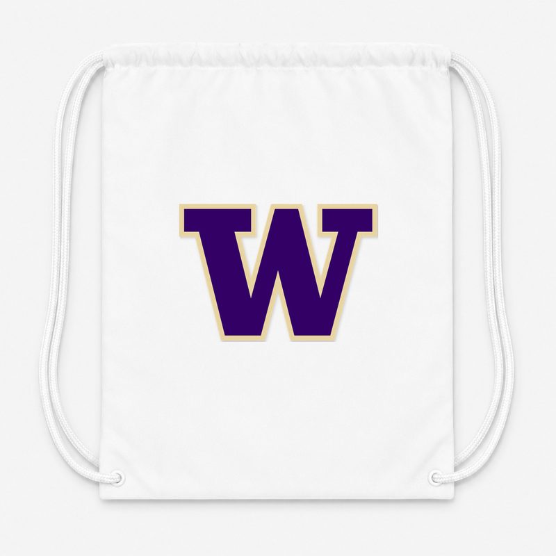 Washington Huskies Drawstring Bag - White